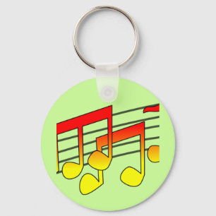 Musiknoten Schlüsselanhänger