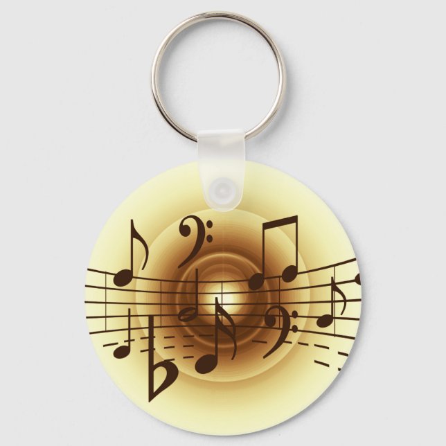 Musiknoten Schlüsselanhänger (Vorderseite)