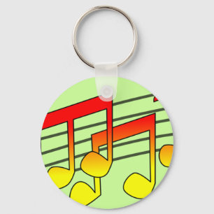 Musiknoten Schlüsselanhänger