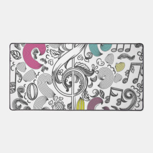 Musiknoten Schreibtischunterlage