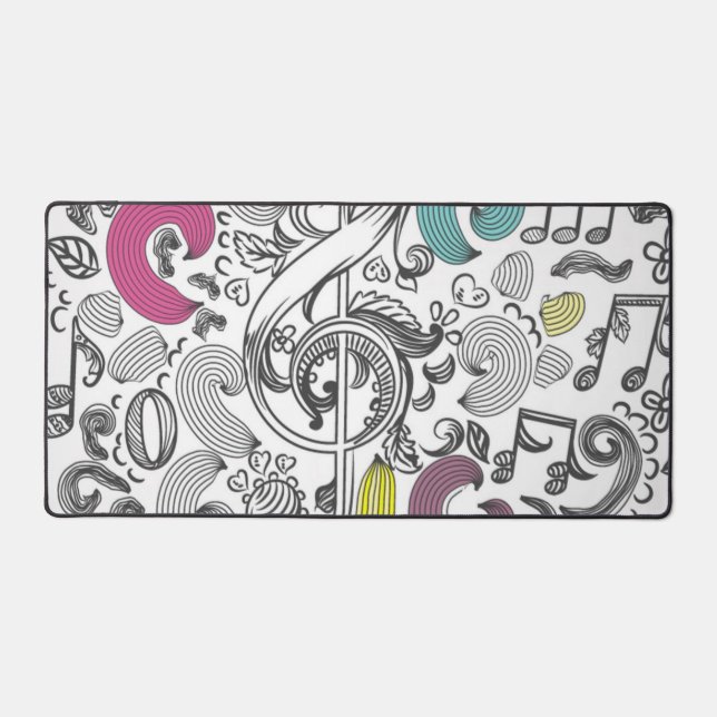 Musiknoten Schreibtischunterlage (Vorderseite)