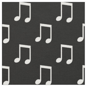 Musiknoten Schwarz-Weiß Musik Thema Stoff