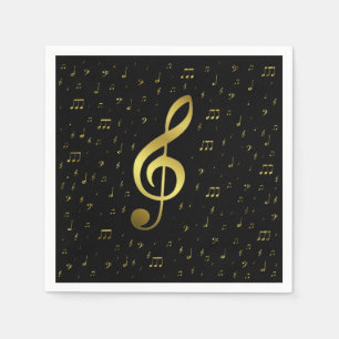 Musiknoten Serviette
