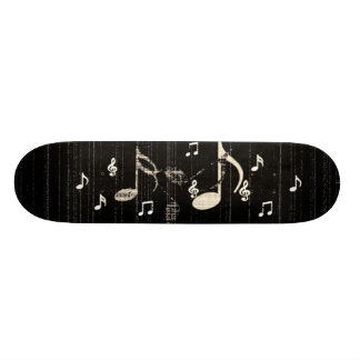 Musiknoten Skateboard