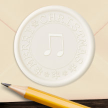 Musiknoten Snowflakes Musical Frohe Weihnachten