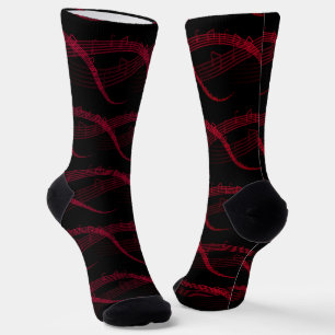 Musiknoten Socken