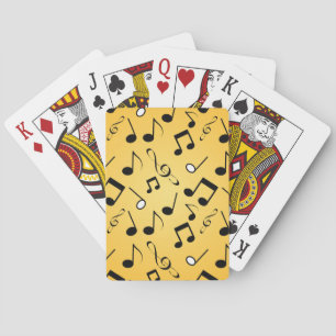 Musiknoten Spielkarten
