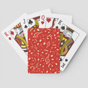 Musiknoten Spielkarten