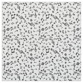 Musiknoten Stoff