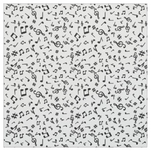 Musiknoten Stoff