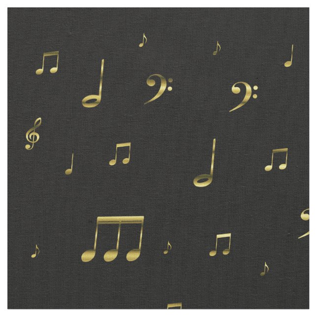 Musiknoten Stoff (Nahaufnahme)