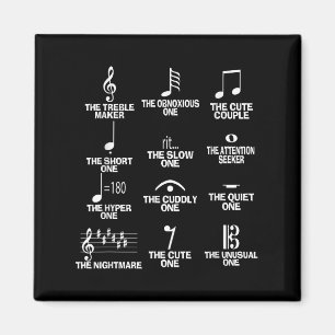 Musiknoten Symbol Definition Humor Lustig Christ Magnet