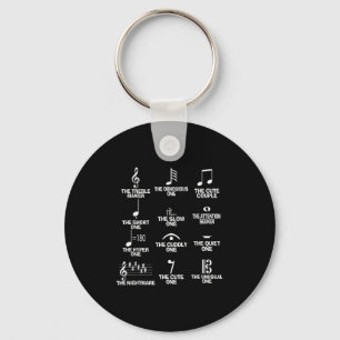 Musiknoten Symbol Definition Humor Lustig Christ Schlüsselanhänger
