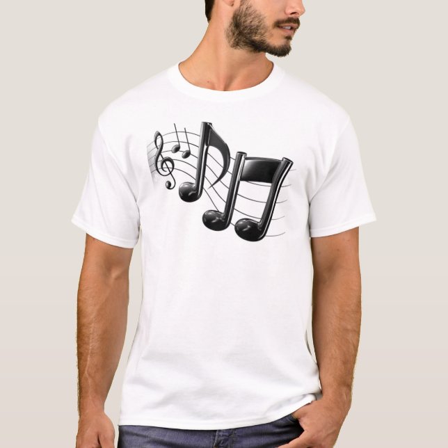 MUSIKNOTEN T-Shirt (Vorderseite)