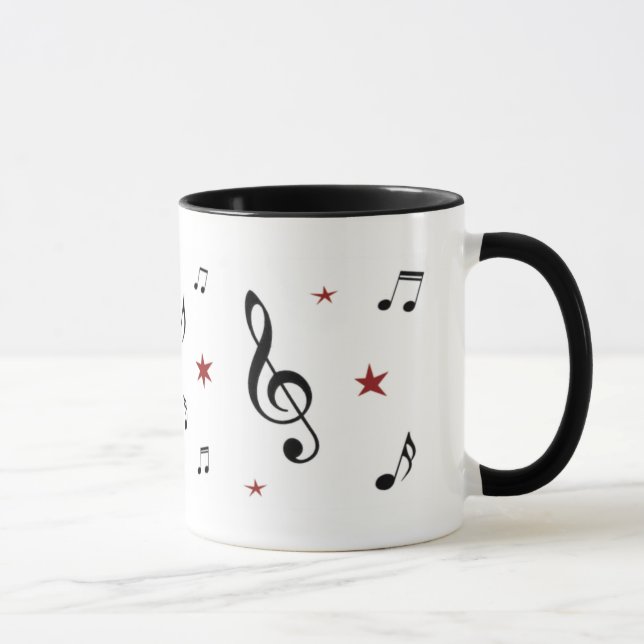 Musiknoten Tasse (Rechts)