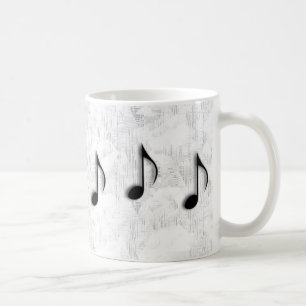 Musiknoten Tasse