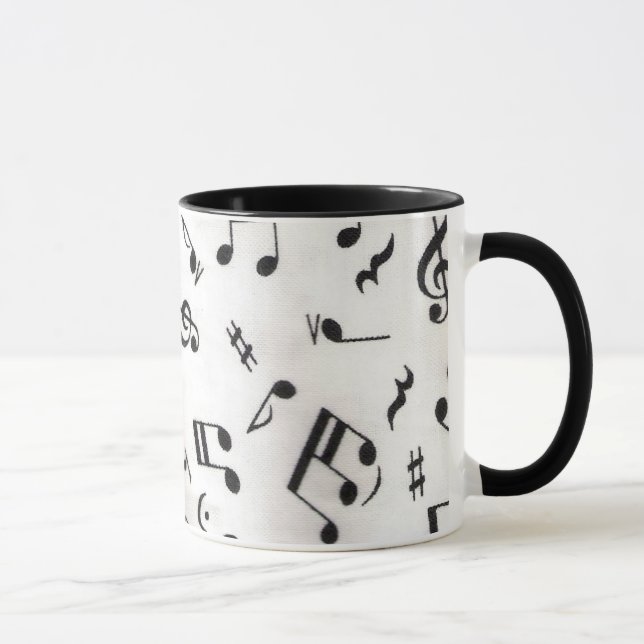 Musiknoten-Tasse Tasse (Rechts)