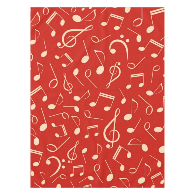 Musiknoten Tischdecke (Vorderseite)