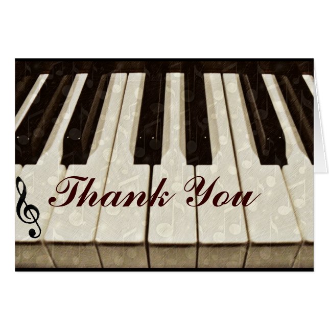 Musiknoten und Schlüssel_ (Vorderseite (Horizontal))