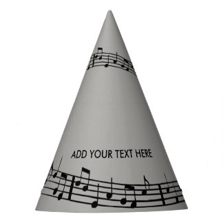 Musiknoten UND VIOLIN/CELLO PARTY HATTEN DESIGN Partyhütchen