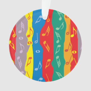 Musiknoten Vertikale Streifen Acrylschmuck Ornament