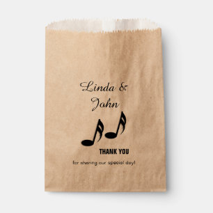 Musiknoten Vielen Dank Geschenktütchen