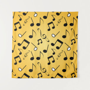 Musiknoten Wandteppich