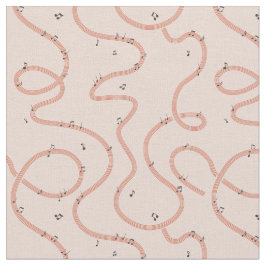 Musiknoten Zeichen zusätzlich Pink Stoff