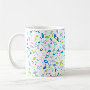 Musiknotens Neck Tie Kaffeetasse