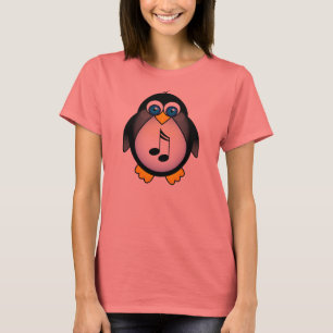 Musiknotens Pinguin-Geschenk T-Shirt