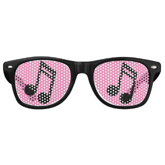 Musiknotens Retro Party Shades Partybrille