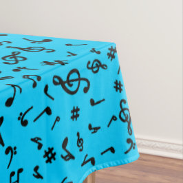 Musiknotens Tablecloth Tischdecke