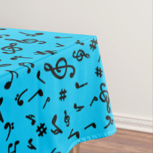 Musiknotens Tablecloth Tischdecke