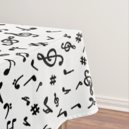 Musiknotens Tablecloth Tischdecke