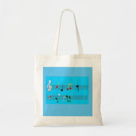 Musiknotens Tote Tasche