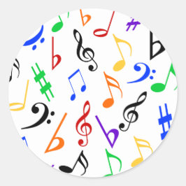 Musiknotes Music Stickers - Multi