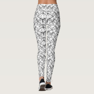 Musiknotizen Treble Clef Muster Leggings