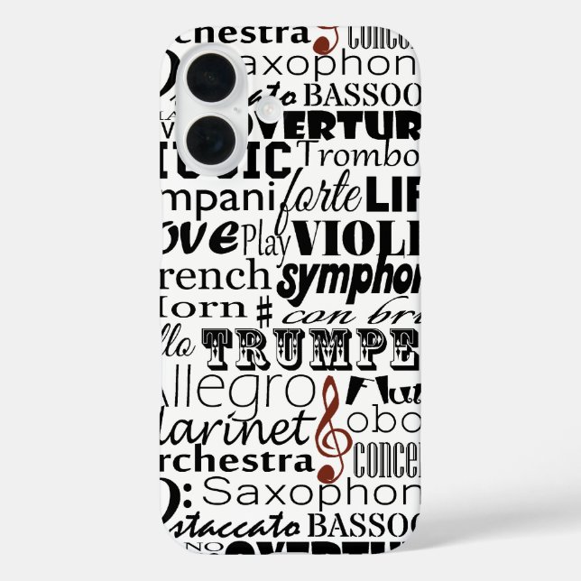 Musikorchester Case-Mate iPhone Hülle (Rückseite)