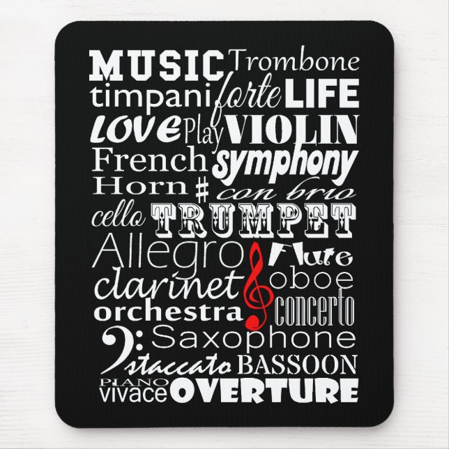 Musikorchester Mousepad (Vorne)