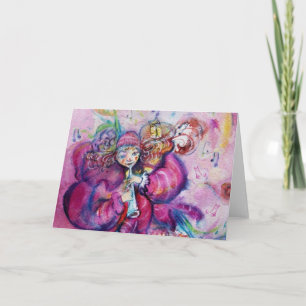 MUSIKPINK CLOWN FEIERTAGSKARTE