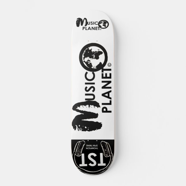 MUSIKPLANET-Skateboard Skateboard (Vorderseite)