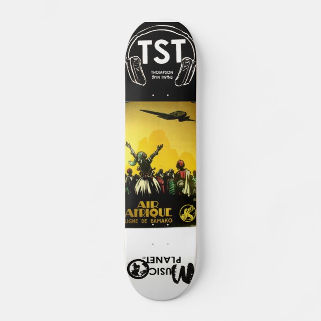MUSIKPLANET / TST-Skateboard Skateboard (Vorderseite)