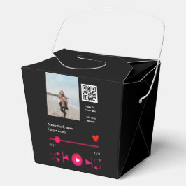 Musikplayer personalisiertes Paar Liebe q r Code t Geschenkschachtel