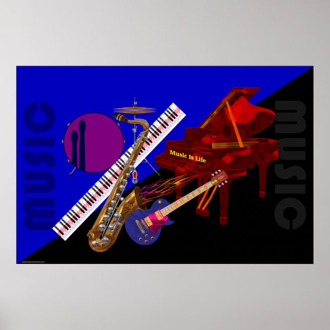 Musikposter Poster (Vorne)