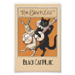 Musikposter "The Black Cat" Fotodruck