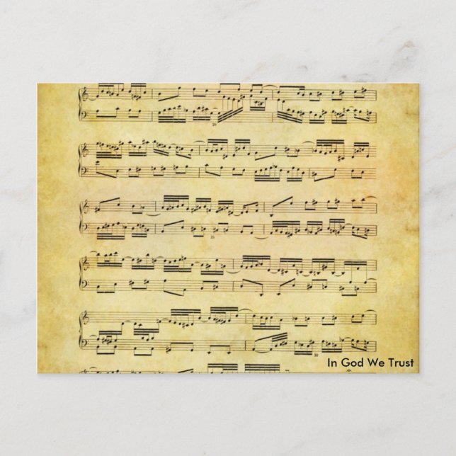 Musikpostkarte 24 postkarte (Vorderseite)