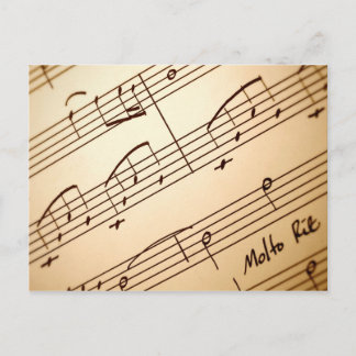 Musikpostkarte 3 postkarte