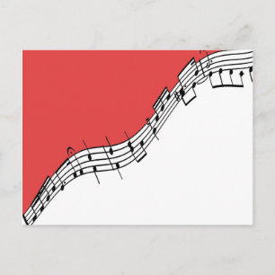 Musikpostkarte Postkarte