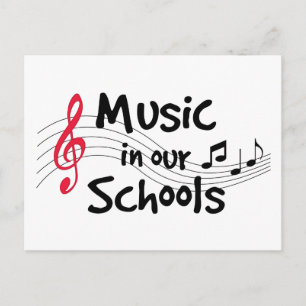 Musikpostkarte Postkarte