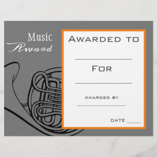 Musikpreis Französischer Musiklehrer am Horn